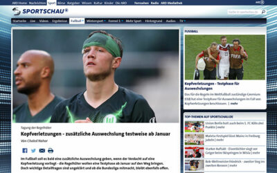 ARD Sportschau: Kopfverletzungen – zusätzliche Auswechslung testweise ab Januar